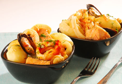 pescados y mariscos 0 Cazuela de pescado y marisco