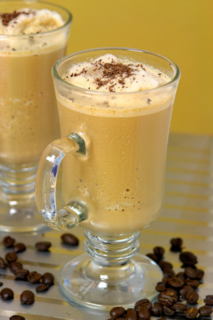 Batido cafe caramelo Batido de café y caramelo