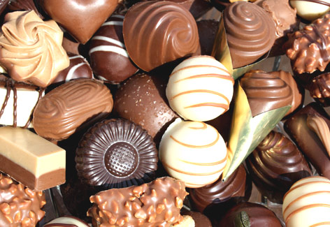 bombones chocolate nueces 0 Bombones de chocolate negro con nueces