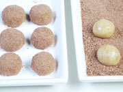 bombones chocolate nueces 6 Bombones de chocolate negro con nueces