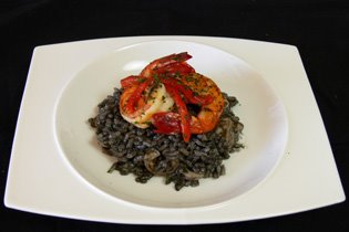 arroz negro Receta de arroz negro