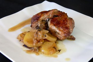 cordero asado con patatas Cordero asado con patatas panadera