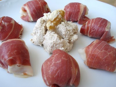 Bombones de jamon Bombones de jamón y de salmón