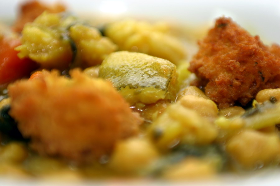 garbanzos con bacalao Garbanzos con bacalao