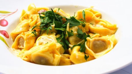lentejas con tortellinis Lentejas con tortellinis de espinacas