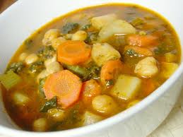 garbanzosalahortelanazs Garbanzos con apio y zanahoria