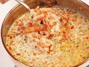 pastel de camarones 2 Pastel de camarones escondidos