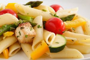 tofu pasta ensalada Ensalada de pasta con tofu