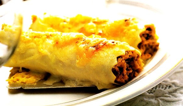 canelones rellenos de pate Canelones rellenos de paté 