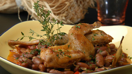 codornices guisadas Codornices guisadas con aceitunas
