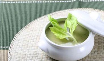 Crema de lechuga con verduras