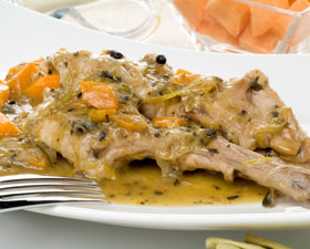 pavo boniato Pavo guisado al horno con boniato