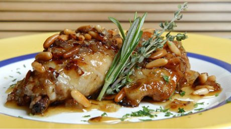 pollo pinones Pollo con piñones
