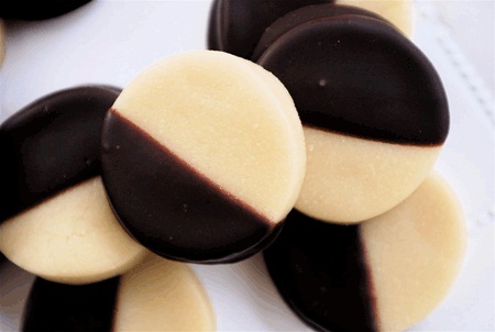 helado mazapan chocolate Helado de mazapán con chocolate