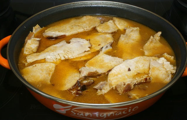 lomo a la cazuela Lomo a la cazuela con canela y limón