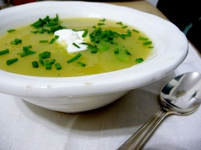 sopa de puerro cebolla Sopa de puerros y cebolla