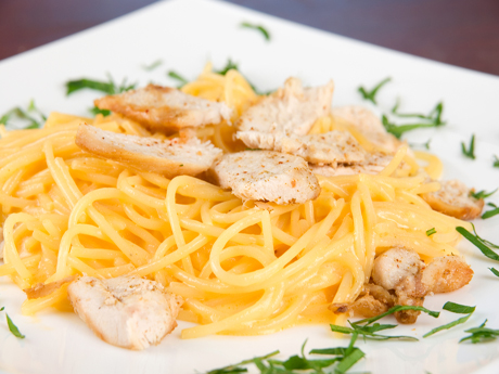 espaguetis pollo 0 Espaguetis con pollo