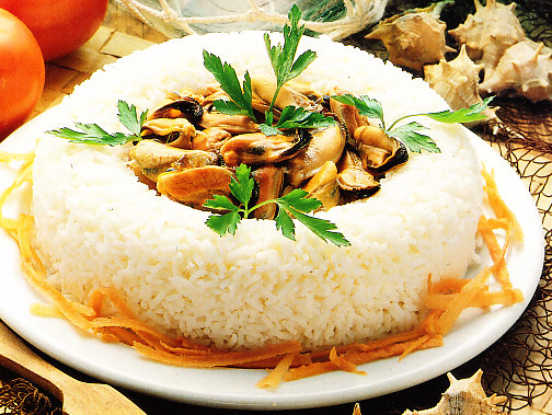 Arroz marinero con mejillones Arroz marinero con mejillones 