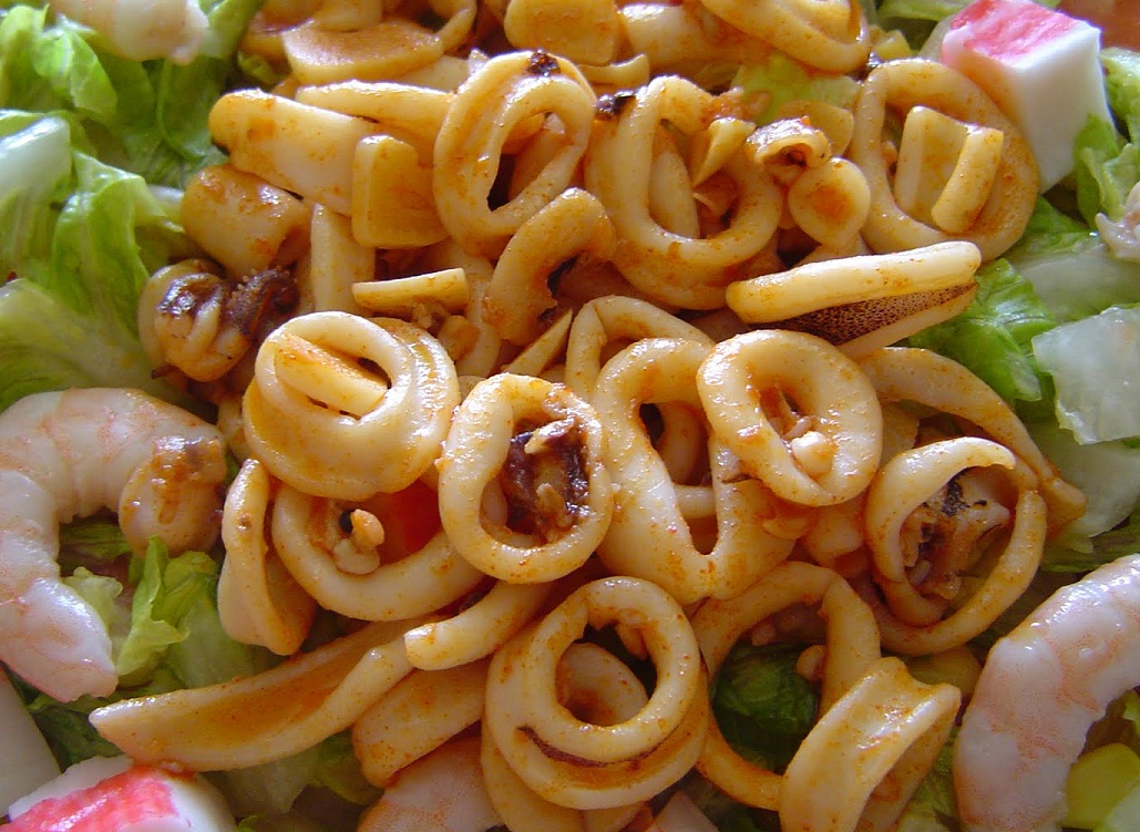 ensalada de calamares Ensalada de calamares