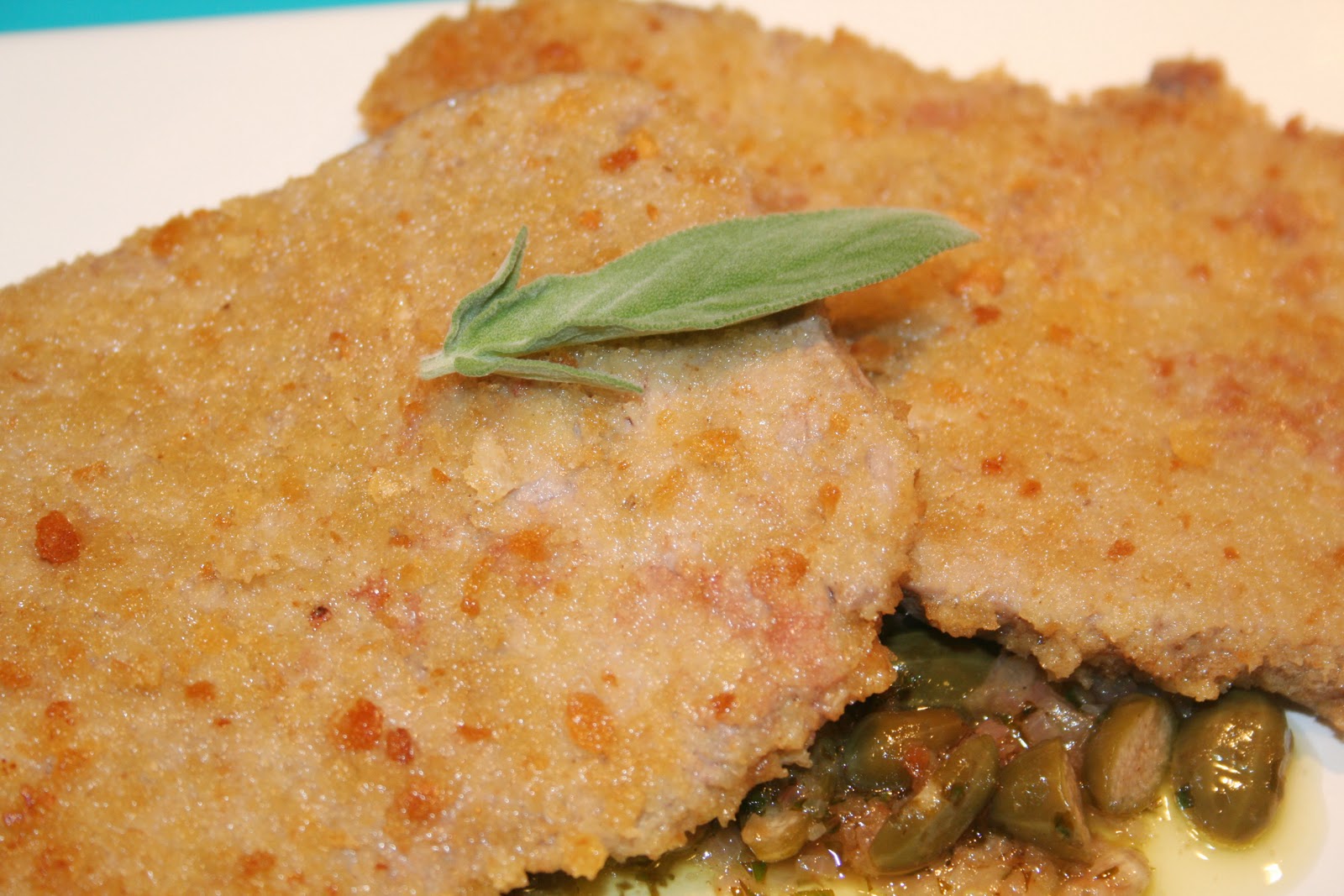 filetes ternera setas Filete de ternera empanado con setas y champiñones