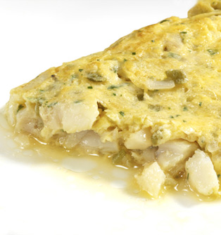 tortilla de bacalao Tortilla de bacalao