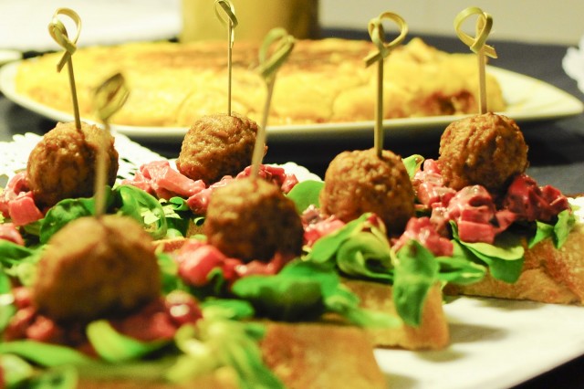 Albondigas de berenjena Albóndigas de berenjena y calabacín