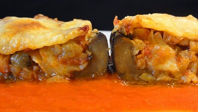 berenjenas rellenas de bacalao Berenjenas rellenas de bacalao