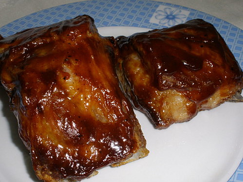 costillas cerdo barbacoa Costillas de cerdo con salsa barbacoa