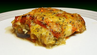 lasana berenjenas tomate Lasaña de berenjenas y tomates