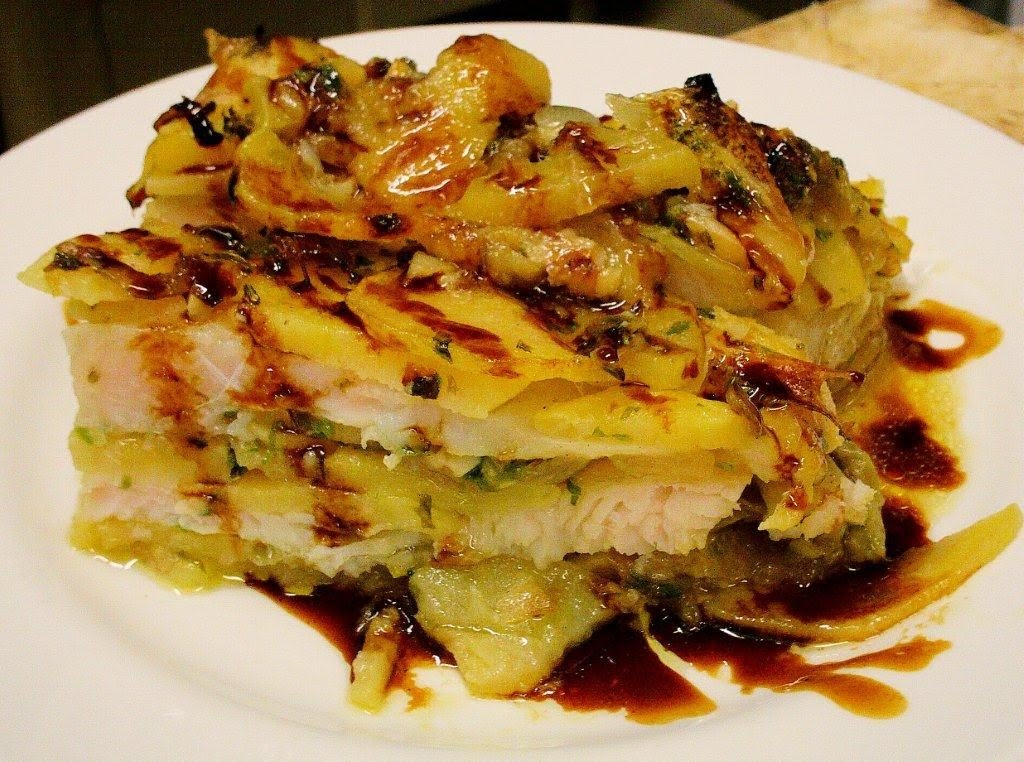 Pastel de pescado patatas Pastel de pescado con patata
