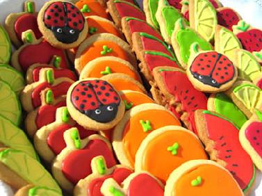 galletas frutas Frutas con galletas