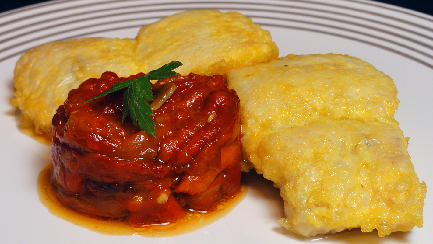 merluza con pimientos Merluza con pimientos