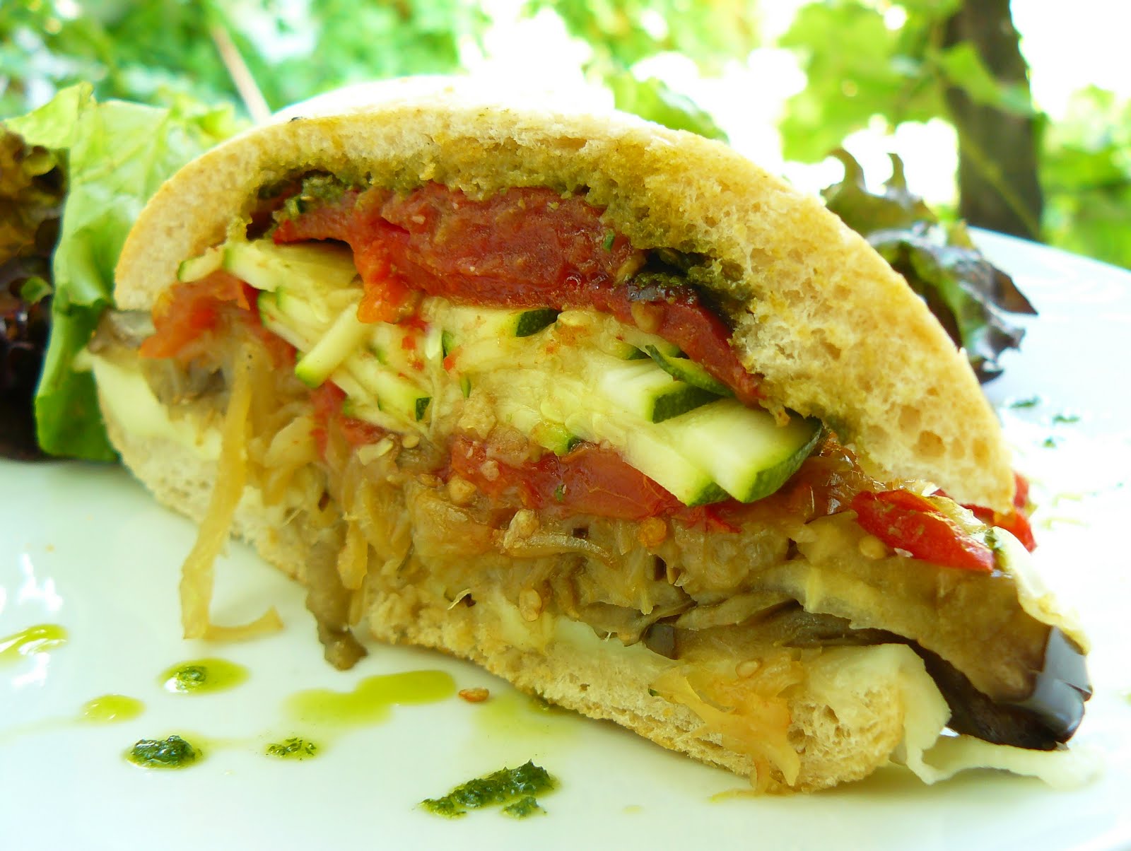 Sandwich de Berenjenas Sándwich de berenjena