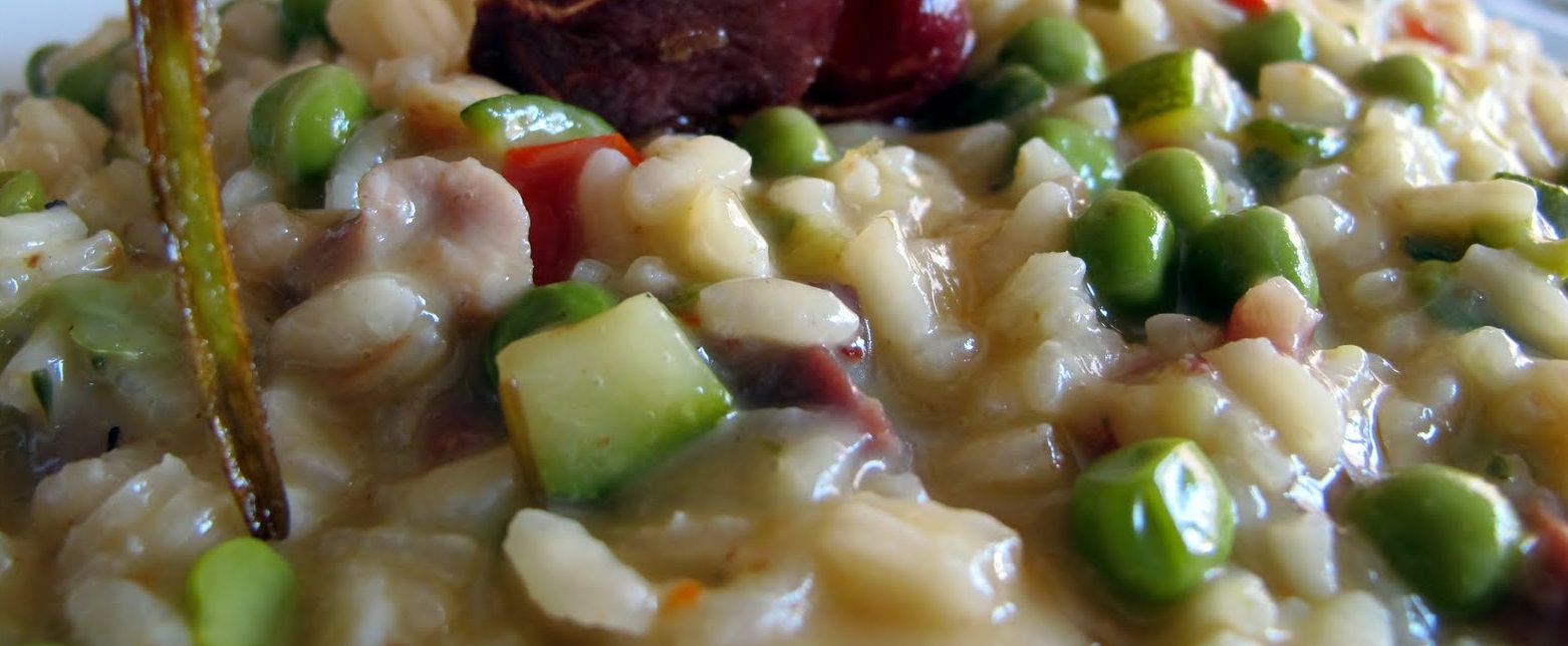 arroz cremoso verduras Arroz cremoso con verduras